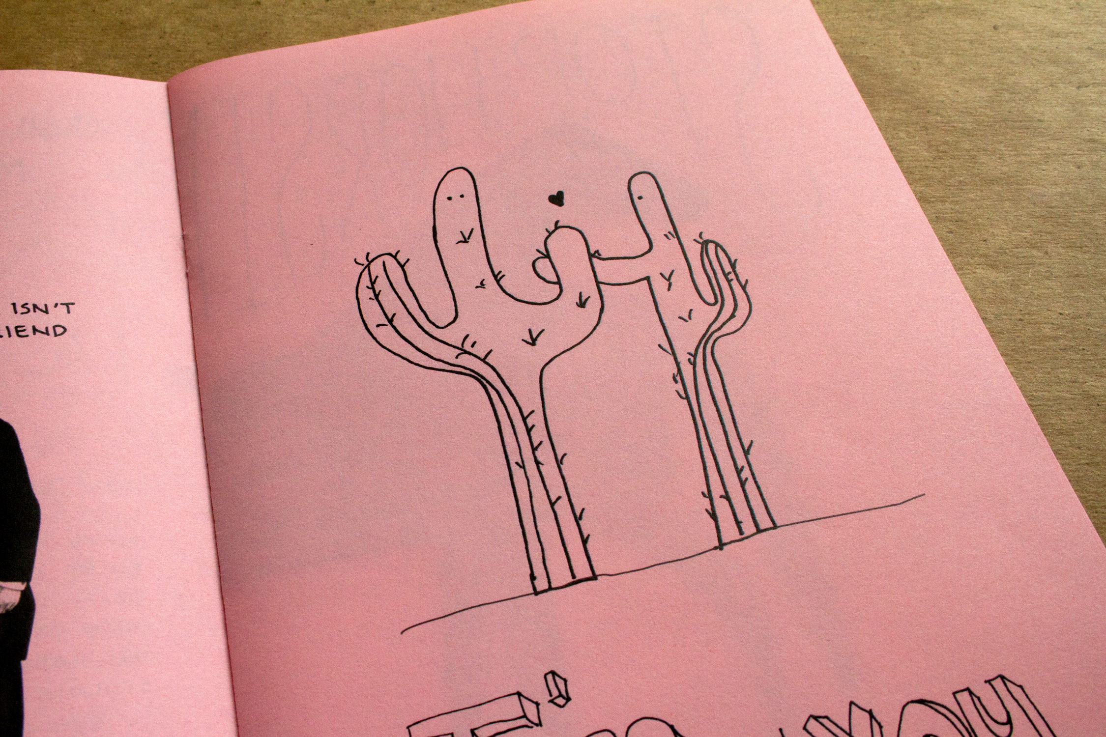 A sample spread Absolute Horseradish Magazine.